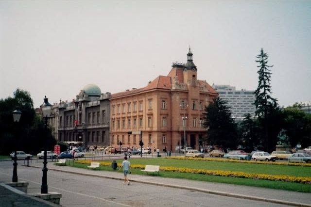 Trg maršala Tita (današnji Trg Republike Hrvatske) 1980-ih godina